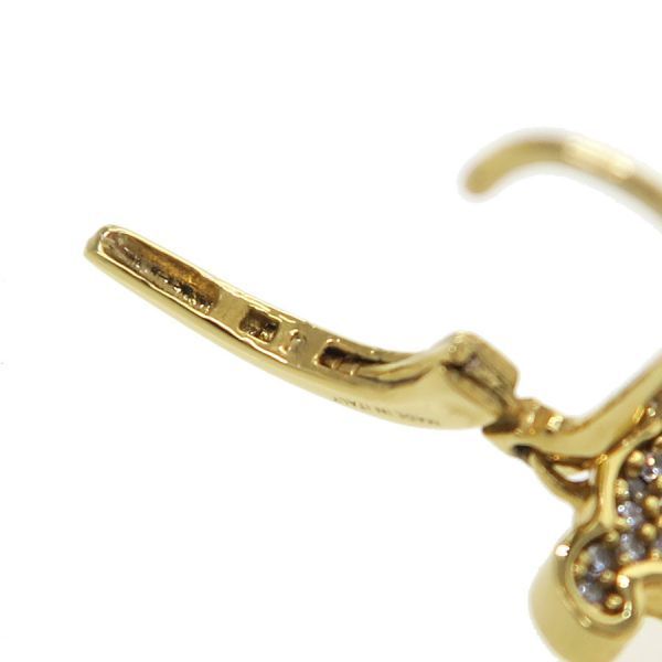 Celine Triomphe Rhinestone Earrings — view 9