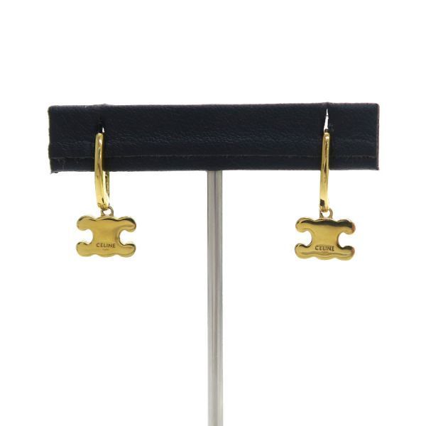 Celine Triomphe Rhinestone Earrings — view 3