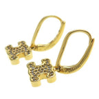 Celine Triomphe Rhinestone Earrings — view 5