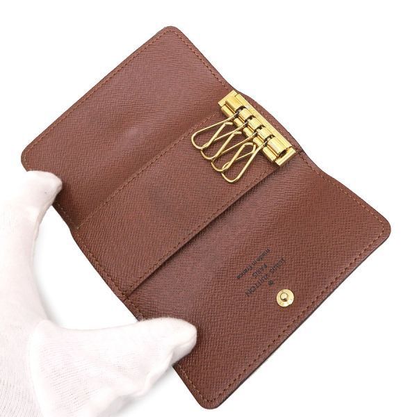 Louis Vuitton Monogram Key Case Multicles 4 Key Holder — view 2