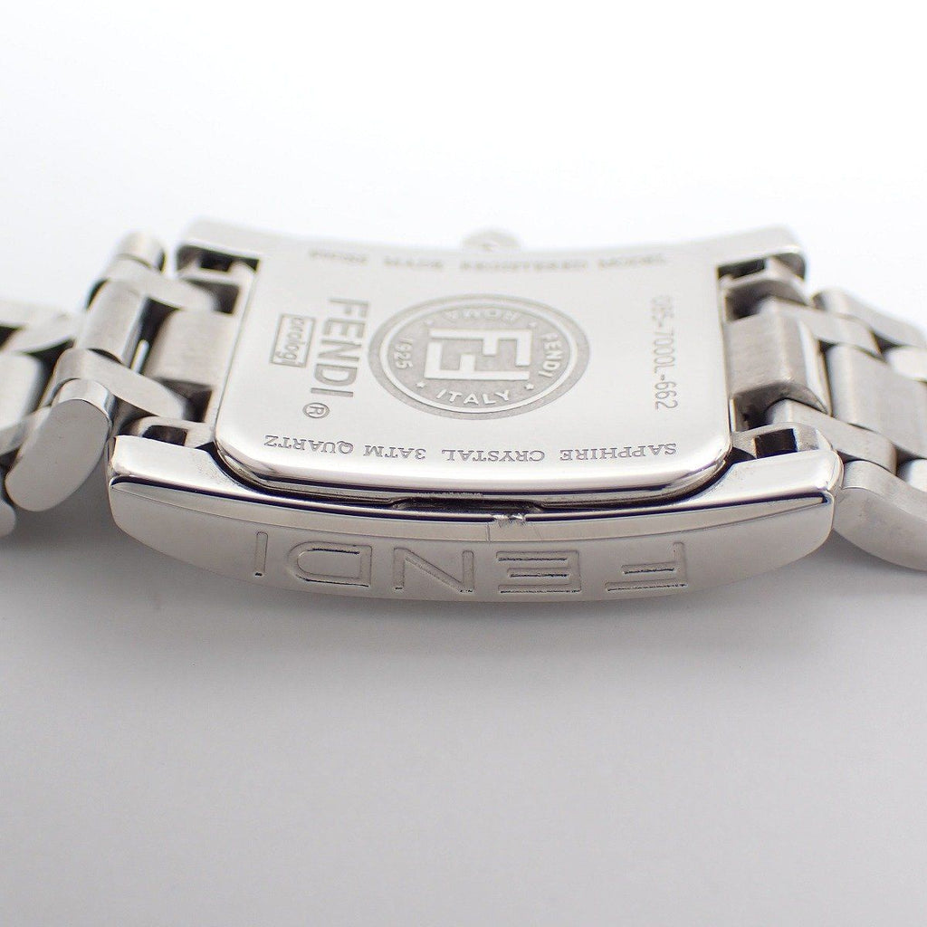 Fendi Classico Quartz Watch Diamond Shell Dial SS — view 8