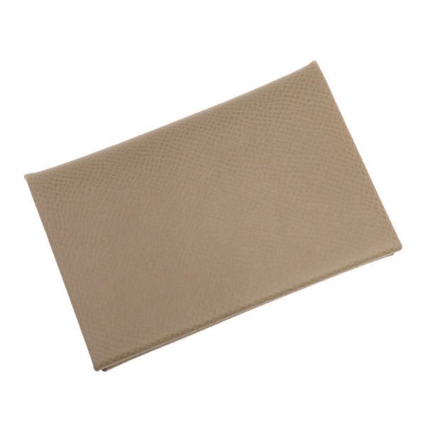 Hermes Calvi Wallet Gray