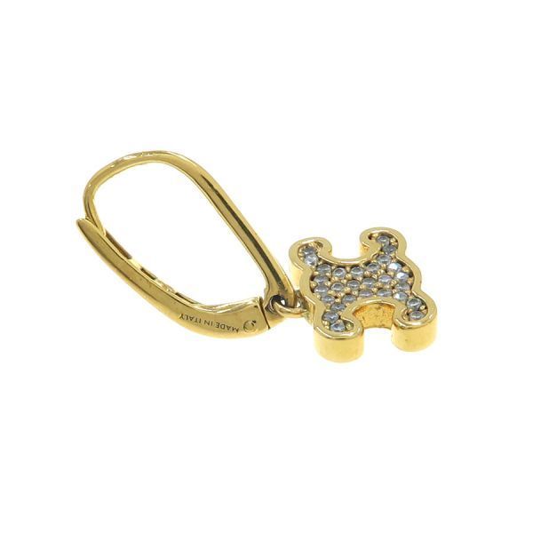 Celine Triomphe Rhinestone Earrings — view 5