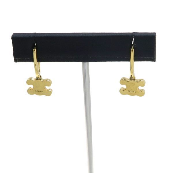 Celine Triomphe Rhinestone Earrings — view 3