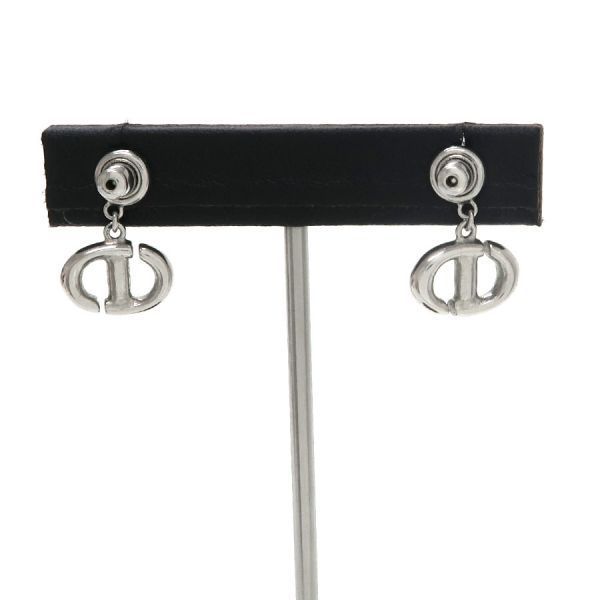 Dior CD Navy Earrings — view 3