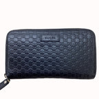 Gucci Wallet Micro Guccissima Black — view 3