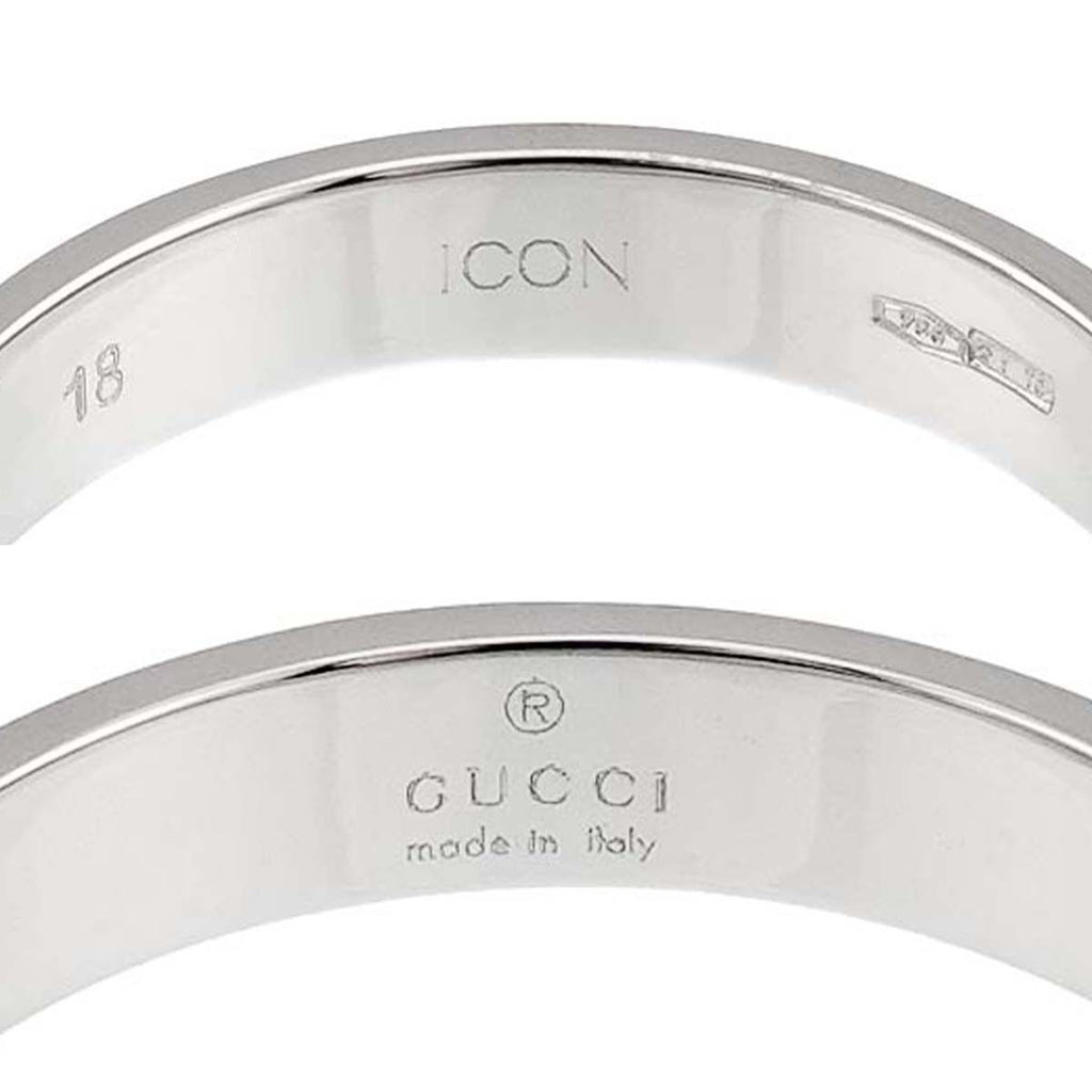 Gucci Icon Ring 18k WG White Gold 750 — view 4