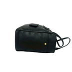 Loewe Box Heritage Logo Embossed Leather Tote Boston Bag Black — view 6