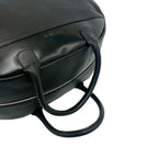 Loewe Log Leather 2-Way Boston Bag Black — view 4