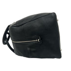 Loewe Log Leather 2-Way Boston Bag Black — view 5