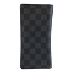 Louis Vuitton Damier Graphite Portefeuille Long Black Wallet Billfold — view 2