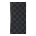 Louis Vuitton Damier Graphite Portefeuille Long Black Wallet Billfold