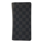 Louis Vuitton Damier Graphite Portefeuille Long Black Wallet Billfold