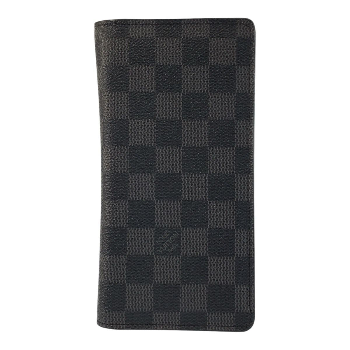 Louis Vuitton Damier Graphite Portefeuille Long Black Wallet Billfold