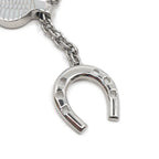 Hermes Bon Voyage Charm Silver Strap Keychain — view 2