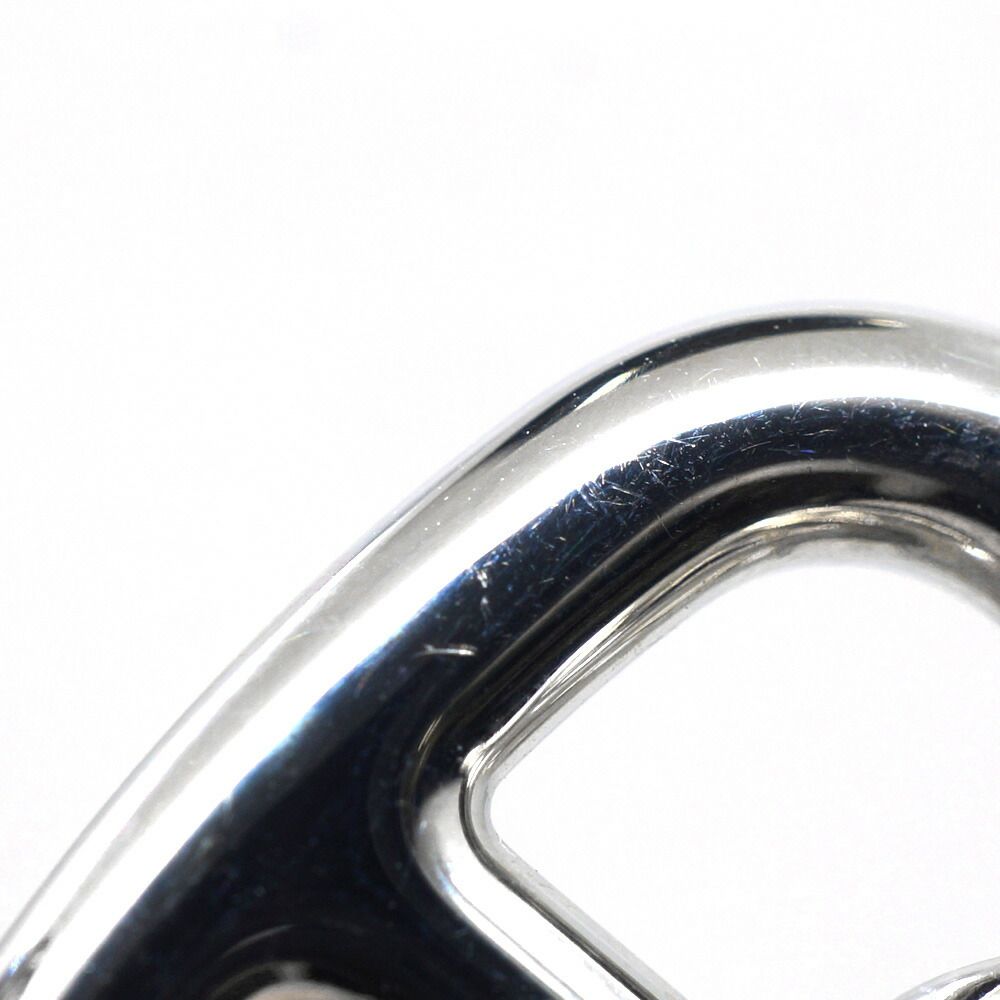 Hermes Bon Voyage Charm Silver Strap Keychain — view 9