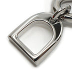 Hermes Bon Voyage Charm Silver Strap Keychain — view 7