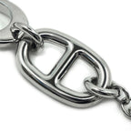 Hermes Bon Voyage Charm Silver Strap Keychain — view 8