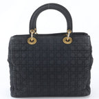 Dior Cannage Lady Handbag Tote Black — view 3