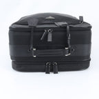Prada Tessuto Nylon Saffiano Leather Suitcase Carry Case Bag Black — view 4