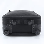 Prada Tessuto Nylon Saffiano Leather Suitcase Carry Case Bag Black — view 7