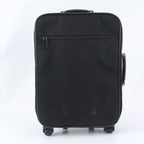 Prada Tessuto Nylon Saffiano Leather Suitcase Carry Case Bag Black — view 3