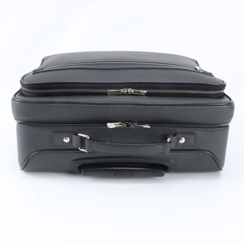 Louis Vuitton Taiga Pilot Case Leather Suitcase Carry Bag — view 4