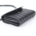 Gucci Vintage Leather Shoulder Bag Crossbody Black — view 5
