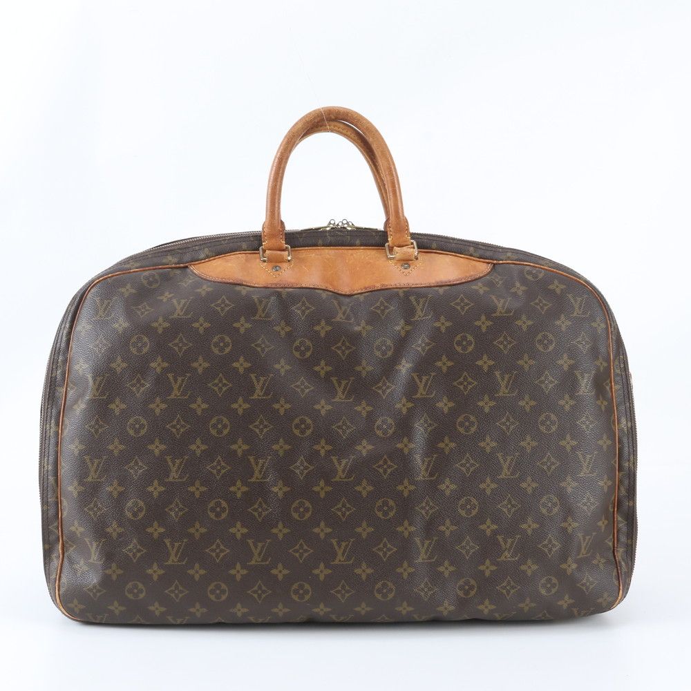 Louis Vuitton Monogram Alize de Poche Leather Boston Bag Tote Carry — view 3
