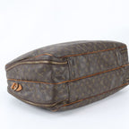 Louis Vuitton Monogram Alize de Poche Leather Boston Bag Tote Carry — view 5