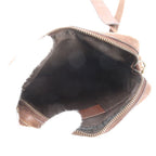 Gucci GG Canvas Leather Shoulder Bag Crossbody Brown — view 7