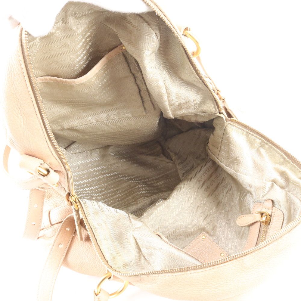 Prada Leather Tote Shoulder Hand — view 7