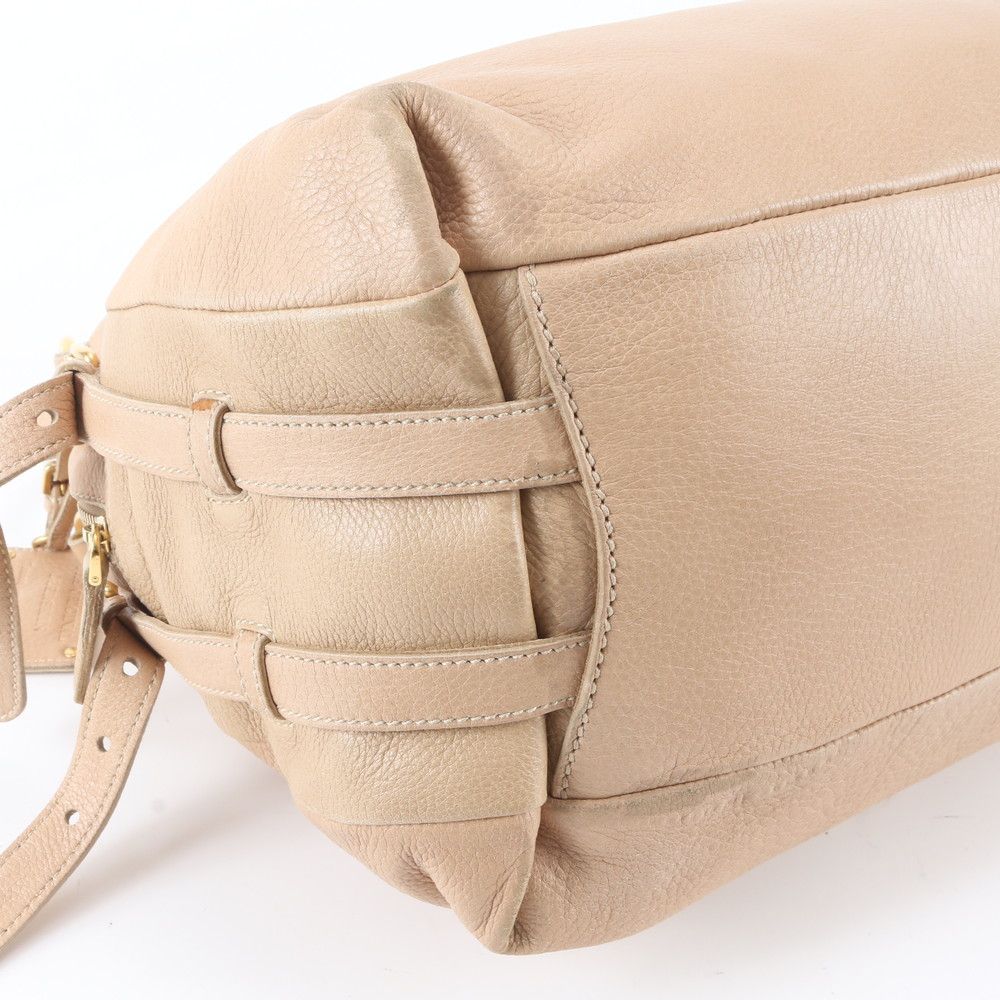 Prada Leather Tote Shoulder Hand — view 5