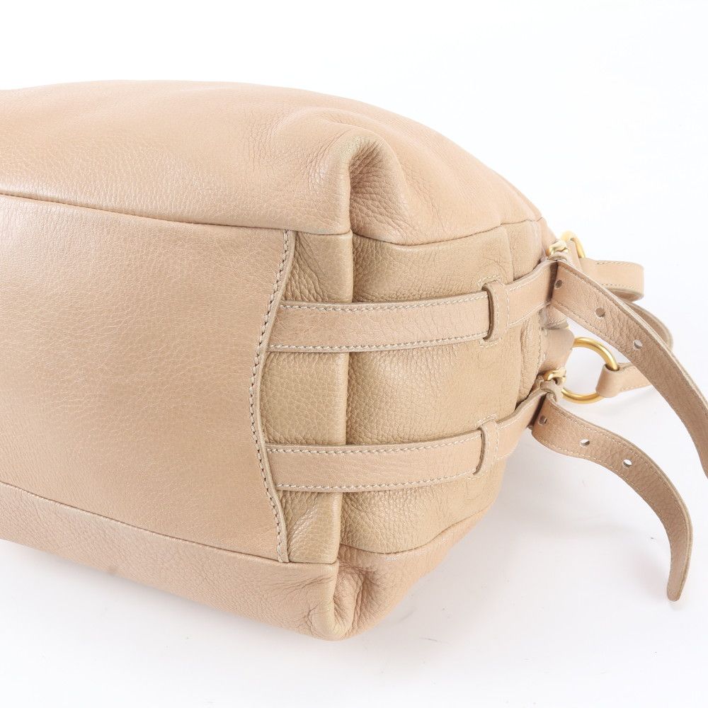 Prada Leather Tote Shoulder Hand — view 4