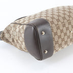 Gucci GG Canvas Sherry Line Mayfair Leather Tote Shoulder Hand — view 5