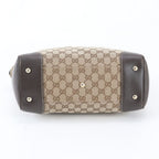 Gucci GG Canvas Sherry Line Mayfair Leather Tote Shoulder Hand — view 6