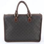 Gucci GG Supreme Leather Tote Shoulder Business Document Brown — view 3