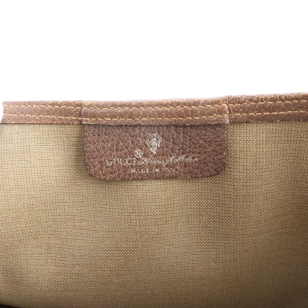 Gucci GG Supreme Sherry Line Leather Tote Shoulder — view 9