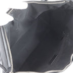 Gucci Leather Canvas Shoulder Bag Hand Black — view 7