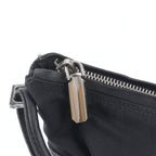 Gucci Leather Canvas Shoulder Bag Hand Black — view 8