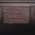 Gucci GG Canvas Leather Shoulder Bag Crossbody Messenger Business Brown — view 8