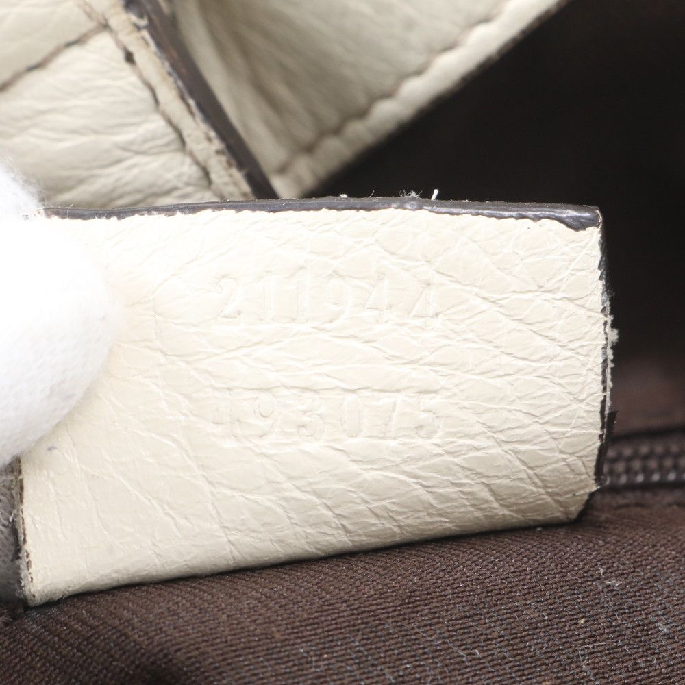 Gucci GG Canvas Ski Leather Tote Shoulder Hand — view 9