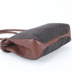 Gucci GG Canvas Leather Tote Shoulder Hand Brown — view 5