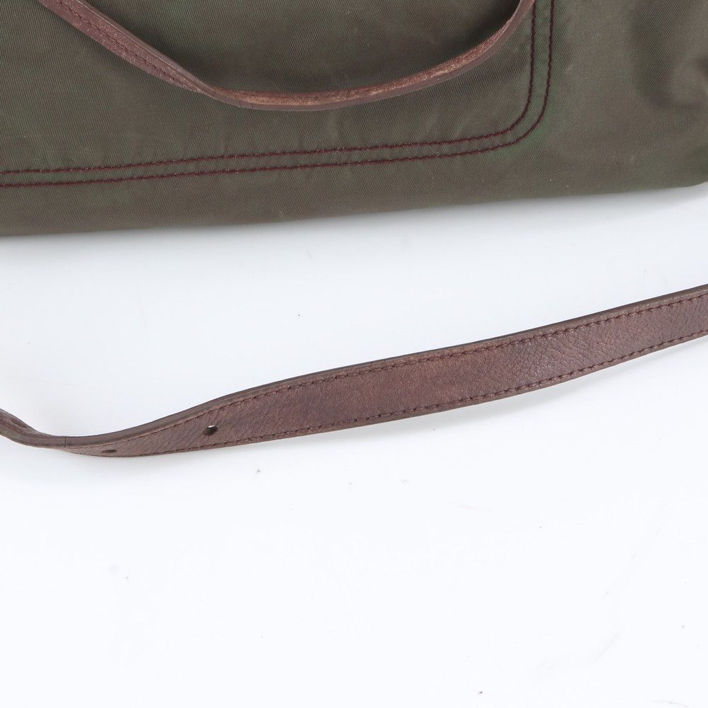 Prada Tessuto Nylon Leather 2-Way Shoulder Bag Crossbody Tote — view 3