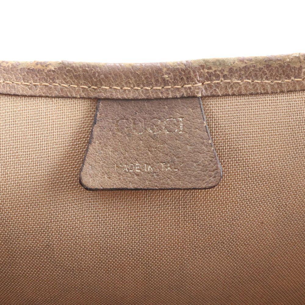 Gucci Sherry Line GG Plus Leather Shoulder Bag Business Document — view 9