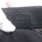 Gucci GG Canvas Leather Handbag Tote Black — view 9
