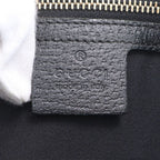 Gucci GG Canvas Leather Handbag Tote Black — view 8
