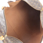 Louis Vuitton Monogram Keepall 55 Leather Boston Bag Tote Carry — view 7