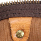 Louis Vuitton Monogram Keepall 55 Leather Boston Bag Tote Carry — view 9