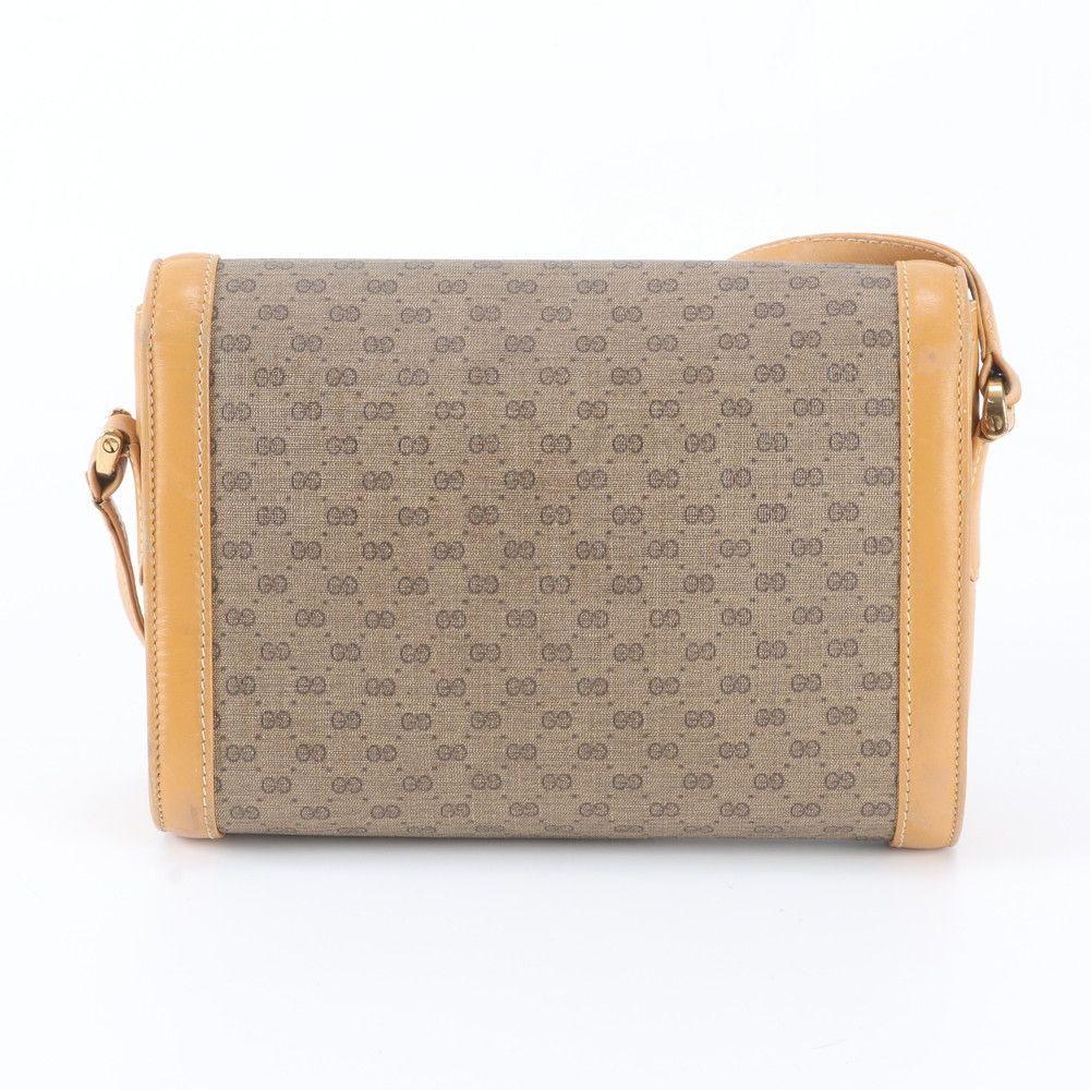Gucci Vintage Micro GG Leather Shoulder Bag Crossbody — view 3